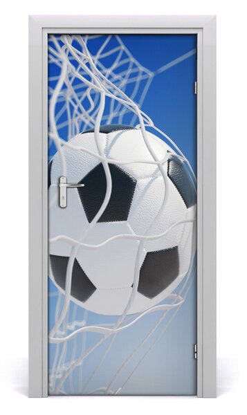 Fototapeta samolepiace na dvere lopta v bránke 85x205 cm