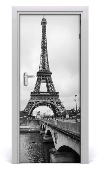 Fototapeta samolepiace na dvere Eiffelova veža 85x205 cm