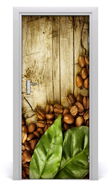 Fototapeta na dvere samolepiace zrnká kávy 85x205 cm