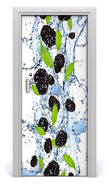 Fototapeta na dvere samolepiace ostružina a voda 85x205 cm