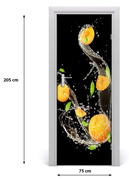 Fototapeta na dvere samolepiace pomaranče 75x205 cm