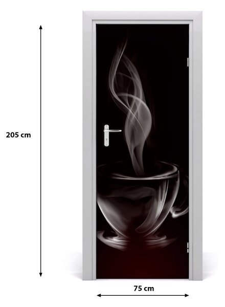Fototapeta na dvere samolepiace aromatická káva 75x205 cm