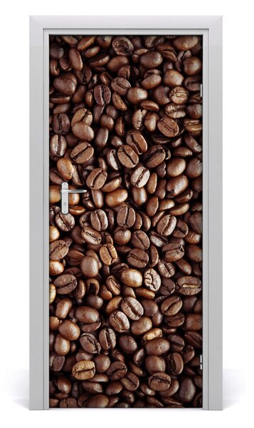Fototapeta na dvere samolepiace zrnká kávy 85x205 cm