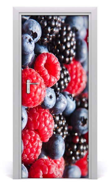 Fototapeta na dvere samolepiace lesné ovocie 85x205 cm