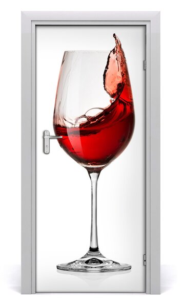 Fototapeta na dvere samolepiace červené víno 85x205 cm