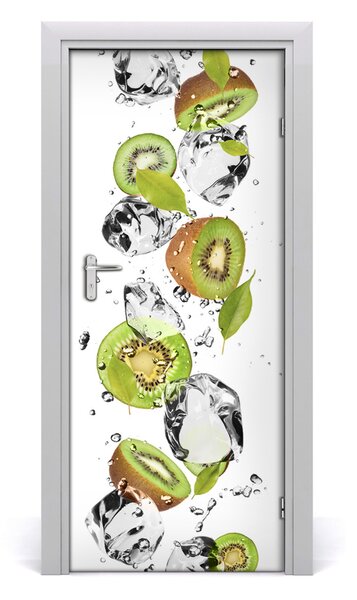 Fototapeta na dvere samolepiace kiwi a voda 85x205 cm