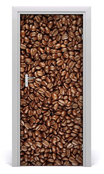 Fototapeta na dvere samolepiace zrnká kávy 85x205 cm