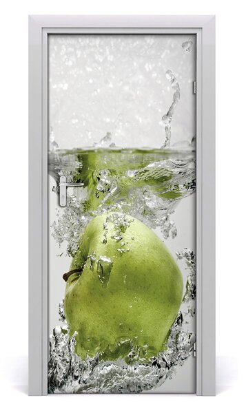 Fototapeta na dvere samolepiace jablko voda 85x205 cm