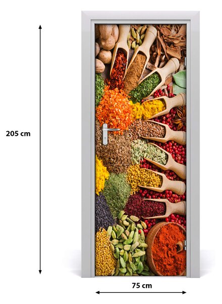 Fototapeta na dvere samolepiace korenie 75x205 cm