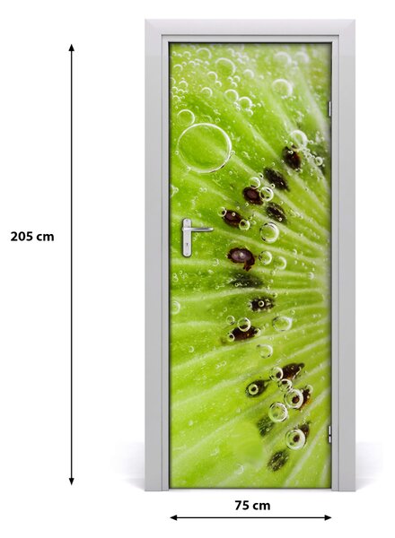 Fototapeta na dvere do domu samolepiace kiwi 75x205 cm