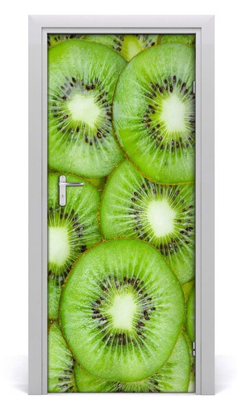 Fototapeta na dvere do domu samolepiace kiwi 85x205 cm