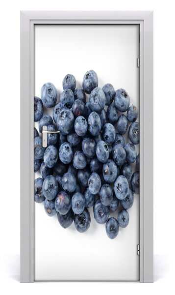 Fototapeta na dvere do domu samolepiace čučoriedky 85x205 cm