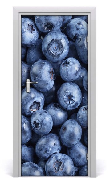 Fototapeta na dvere do domu samolepiace čučoriedky 85x205 cm