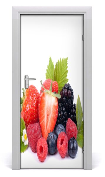 Fototapeta na dvere samolepiace lesné ovocie 85x205 cm
