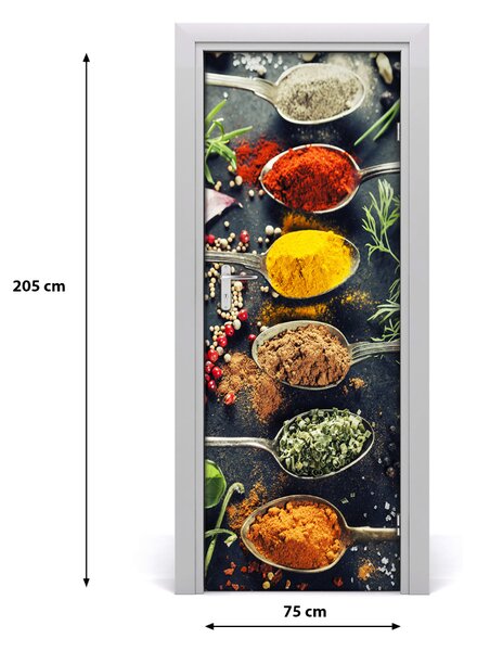 Fototapeta na dvere samolepiace korenie 75x205 cm