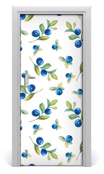 Fototapeta na dvere do domu samolepiace jahody 85x205 cm