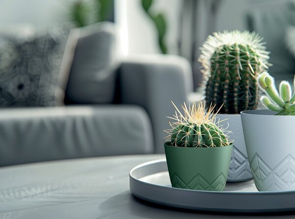 Prosperplast Kvetináč Areca biely, variant 29,5 cm