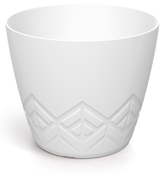 Prosperplast Kvetináč Areca biely, variant 29,5 cm