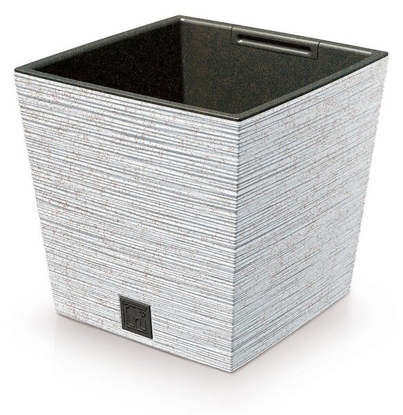 Prosperplast Kvetináč FUSU ECO III biely, variant 24 cm