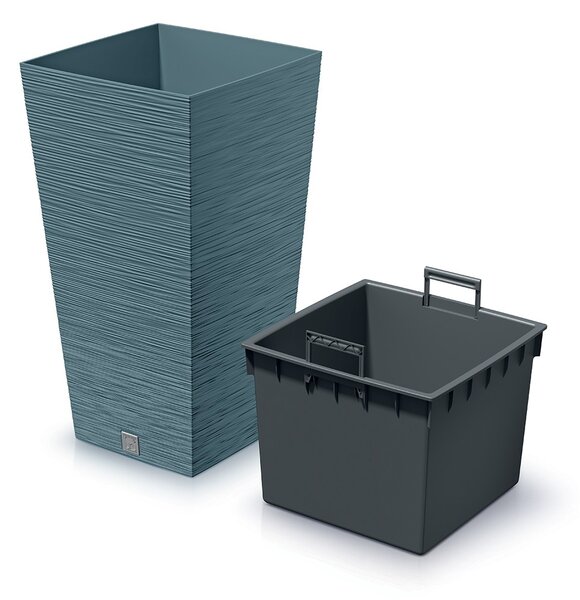 Prosperplast Kvetináč FUSU IV modrý, variant 29,5 cm