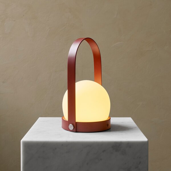 Prenosná lampa Carrie Portable, Burned Red – Audo Copenhagen