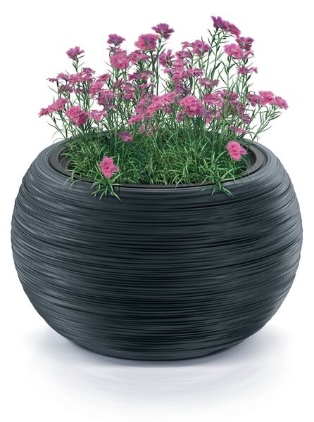 Prosperplast Kvetináč FUSU VI svetlo šedý, variant 37,8 cm