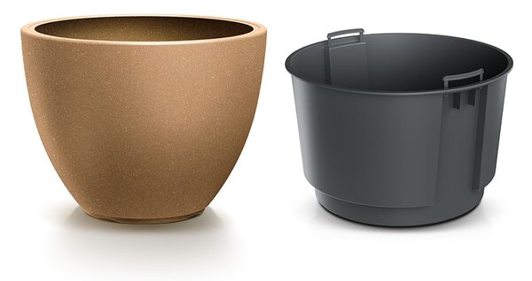 Prosperplast Kvetináč HEOSE ECO DREVO antracitový, variant dbhem400w