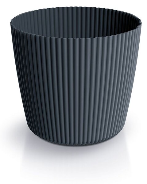 Prosperplast Kvetináč MILLA ROND antracitový, variant 39 cm