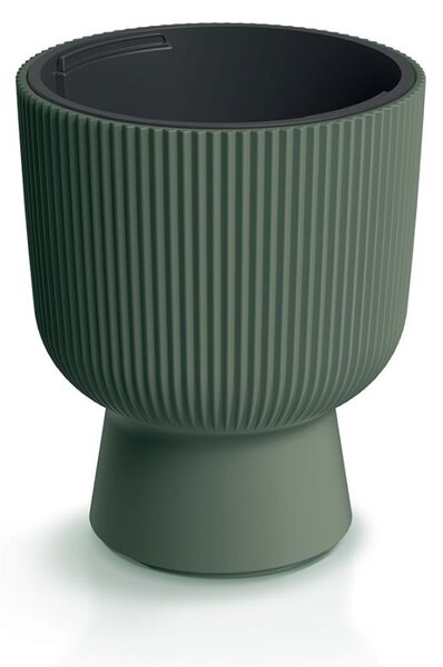 Prosperplast Kvetináč MILLA IV tmavozelený, variant 23,9 cm