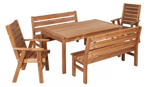 Záhradný set z masívu ThermoWood - PROWOOD - SET L3 - Samostatný set