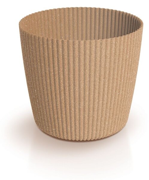 Prosperplast Kvetináč MILLA ROND ECO naturálny, variant 23,6 cm