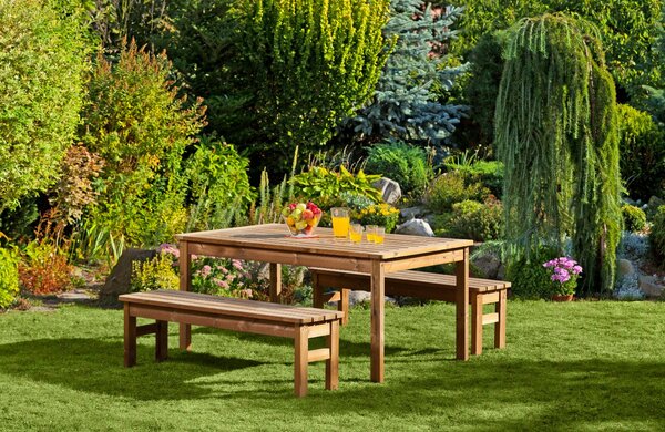 Záhradný set z masívu ThermoWood - PROWOOD - SET L6 - Samostatný set