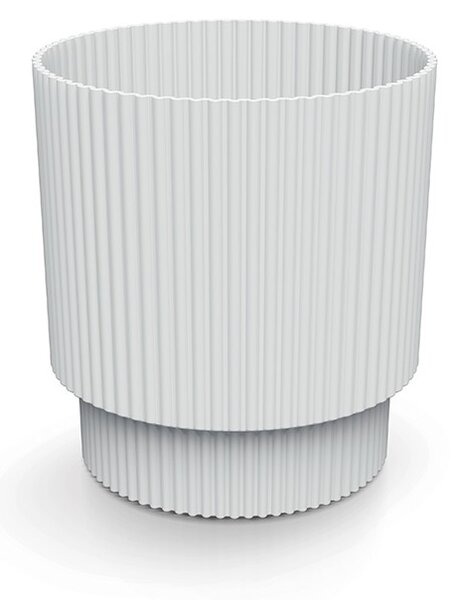 Prosperplast Kvetináč MILLA VII biely, variant 12,8 cm