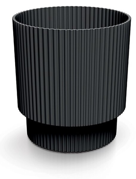 Prosperplast Kvetináč MILLA VII uhľový, variant 19,5 cm