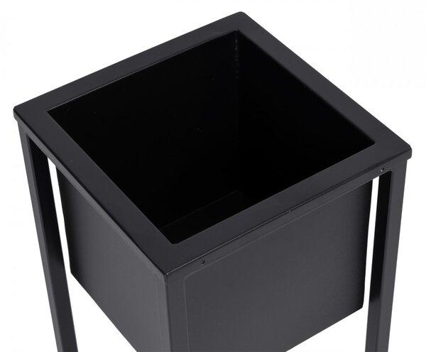 TZB Kvetináč na stojane CONCOVE 40 cm čierny