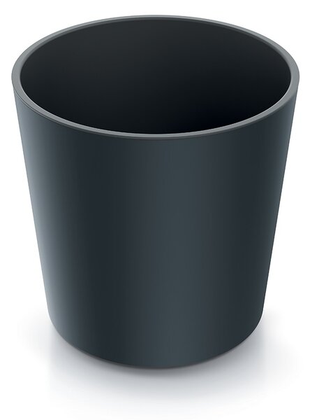 Prosperplast Kvetináč NURBI zaoblený antracit, variant 25 cm