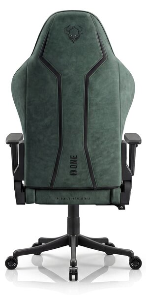Látková herná stolička čierno-zelená Diablo X-One 2.0 Forest Green Small