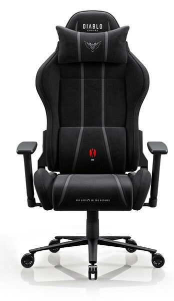 Látková herná stolička čierna Diablo X-One 2.0 Burned Black Normal