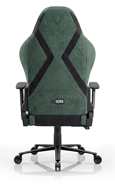 Látková herná stolička čierno-zelená Diablo X-Horn 2.0 Forest Green Normal