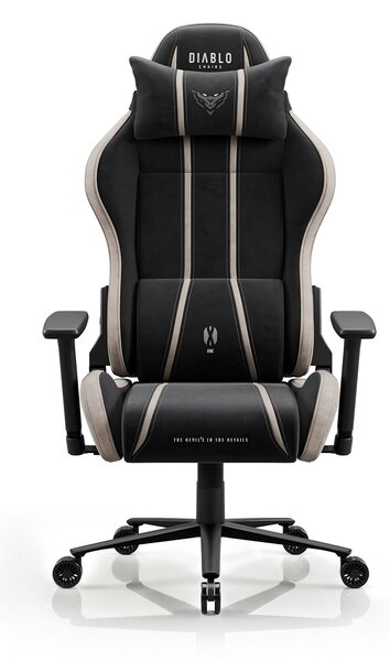 Látková herná stolička čierno-béžová Diablo X-One 2.0 Camel Black Normal
