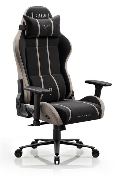 Látková herná stolička čierno-béžová Diablo X-One 2.0 Camel Black Normal
