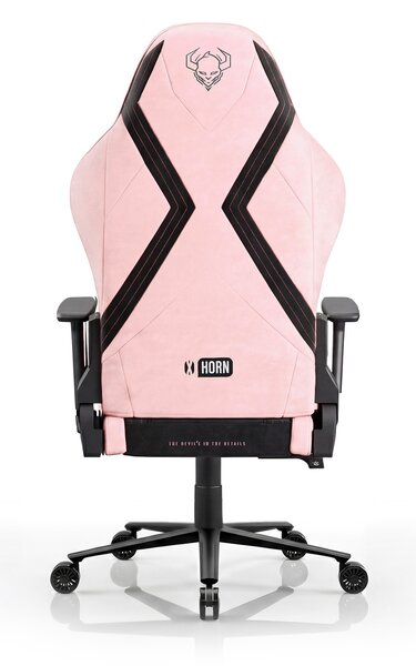 Látková herná stolička čierno-ružová Diablo X-Horn 2.0 Akira Pink Normal