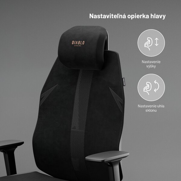 Ergonomická kancelárska stolička čierna V-Flash Ultra Black