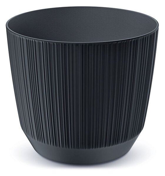 Prosperplast Kvetináč Ryfo antracit, variant 14,6 cm