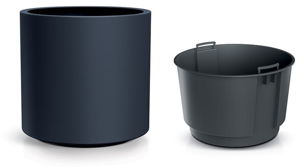 Prosperplast Kvetináč s vložkou HEOSE II biely, variant 29,8 cm