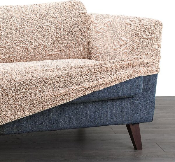 Bielastické poťahy BRILLANTE béžové trojkreslo (š. 170 - 220 cm)