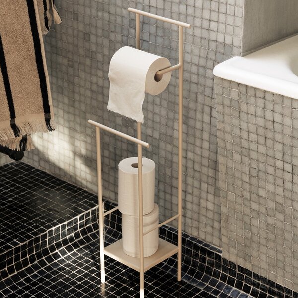 Stojan na toaletný papier Dora, Cashmere – Ferm Living