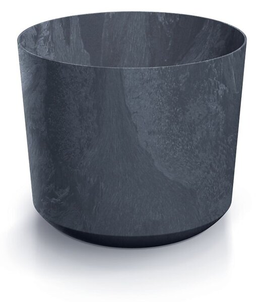 Prosperplast Kvetináč TUBOS BETON EFFECT antracitová matná, variant 14,8 cm