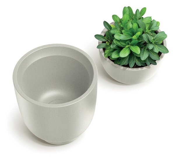 Prosperplast Kvetináč Vivos Okrúhly Stredný 40 cm pieskový