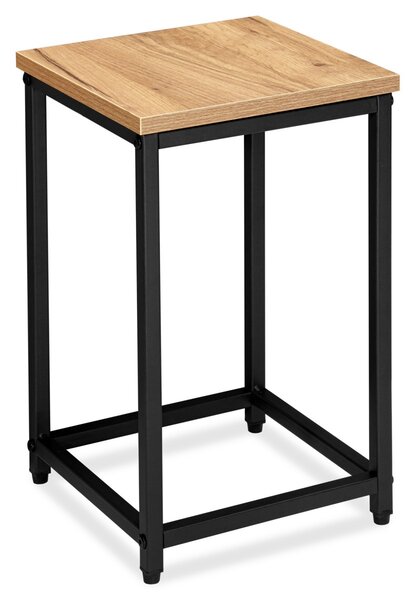 TZB Kvetinový stojan Loft Arben 40 cm čierny/dub Craft